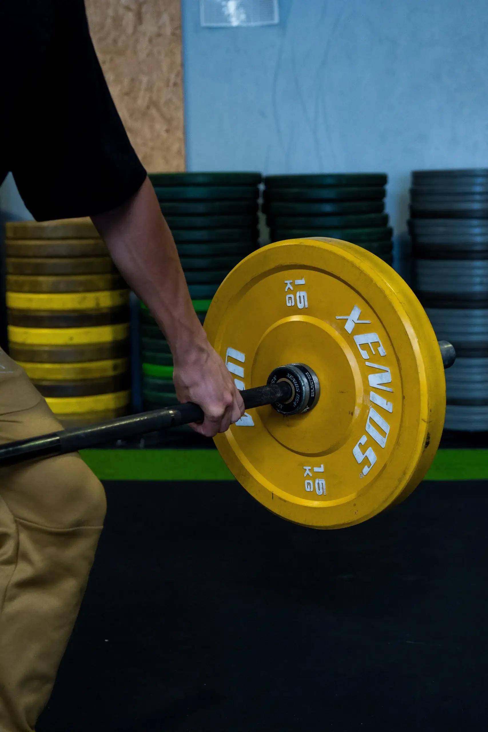 position départ snatch hook grip
